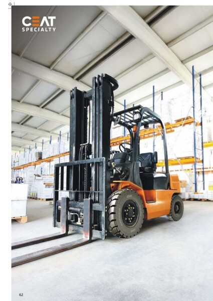 CEAT Eleveta Plus in action — Heavy forklifts, lift trucks, large industrial vehicles