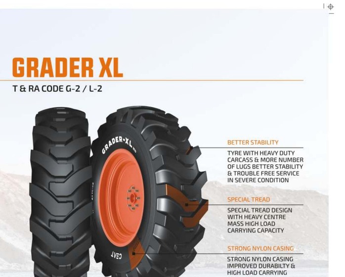 CEAT Grader XL OTR tyre — 13.00-24 (12PR)