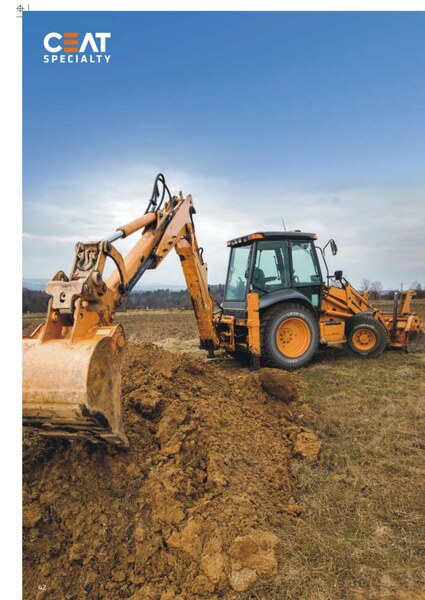 CEAT Load XL in action — Backhoe loaders, construction equipment