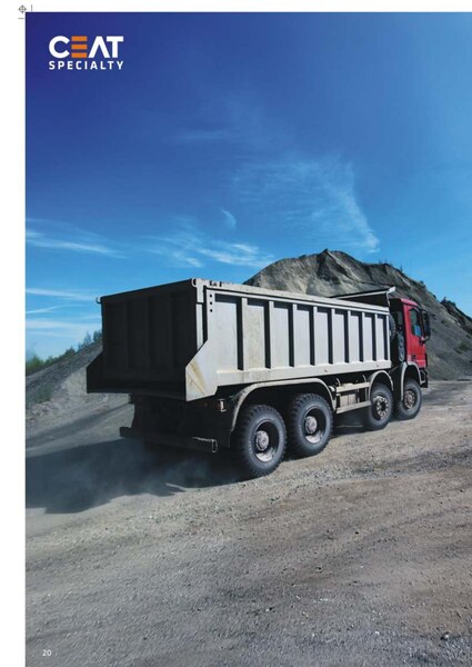 CEAT Minemax X3 in action — Mining dump trucks requiring maximum tyre life