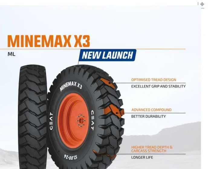CEAT Minemax X3 tyre 12.00-24