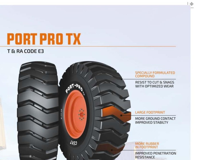 CEAT Port Pro TX OTR tyre — 18.00-25