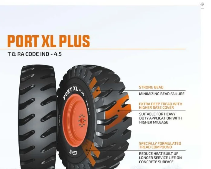 CEAT Port XL Plus tyre 18.00-25