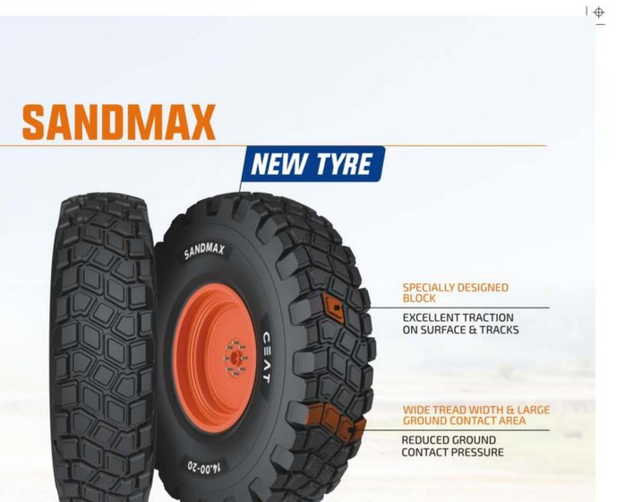 CEAT Sandmax OTR tyre — 14.00-20
