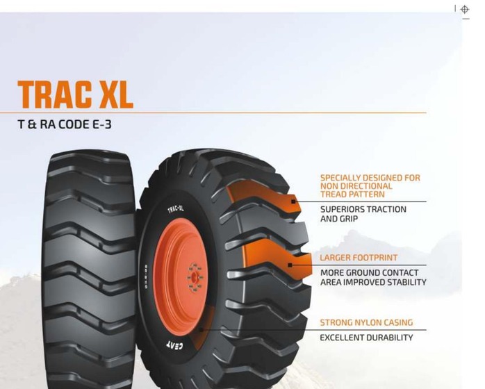 CEAT Trac XL OTR tyre — 14.00-20